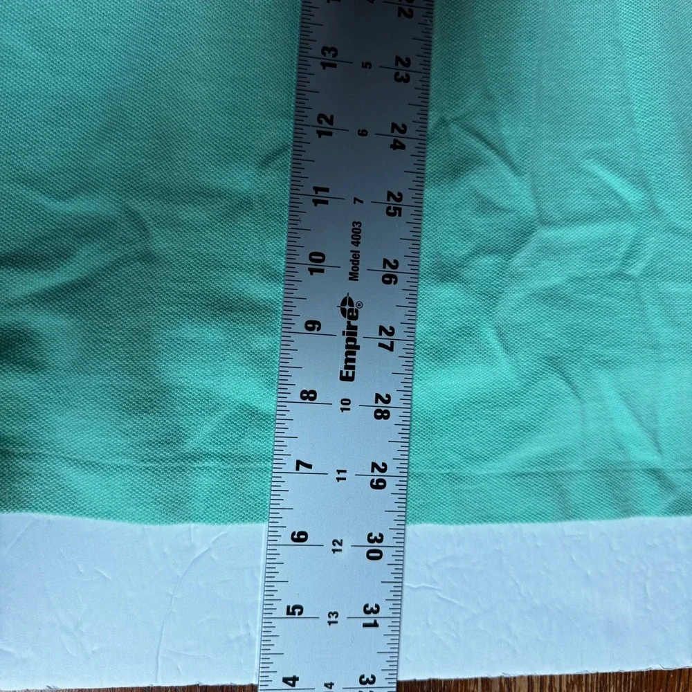 Polo Ralph Lauren Mens XXL Custom Fit Mint Green Pique Polo‎ Shirt Orange Pony